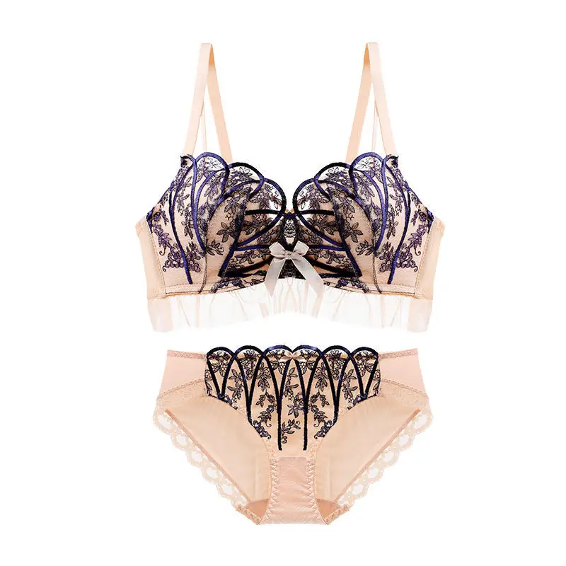 

Women Sexy Bra Set Underwear Babydoll Full Bra Set ultrafino para mujer francaise pour femmes Fashion Female Bra Aet Sexy Pushup
