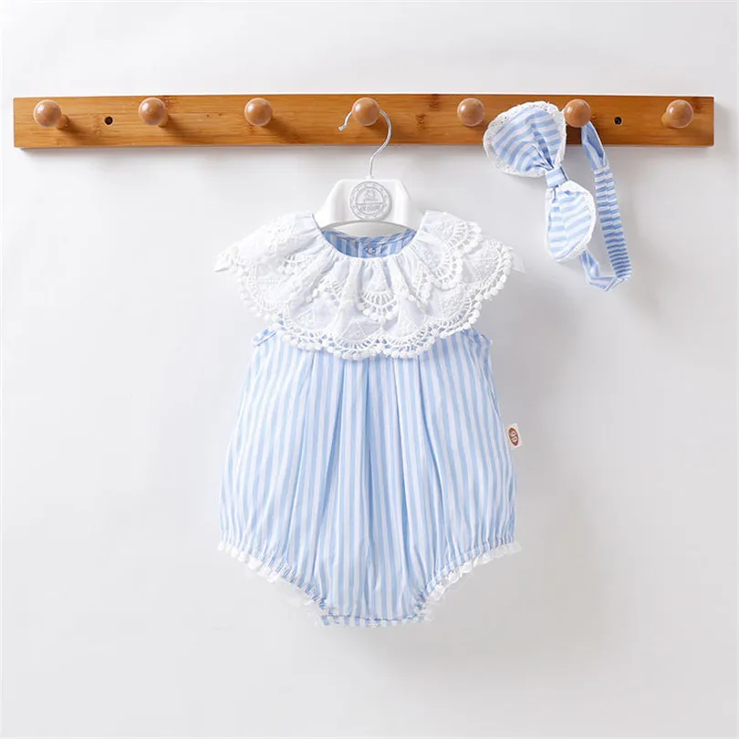 

Baby Girls Clothes Summer Newborn Baby Clothes For Girl Lace Princess Baby Romper Girls Romper Jumpsuit Infant Baby Sunsuit