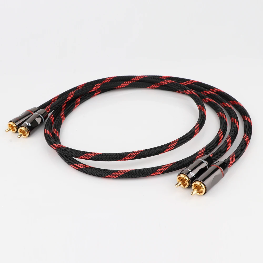 Hi End HIFI Canare 5N OFC RCA аудио кабель разъем сигнальный штекер соединительный