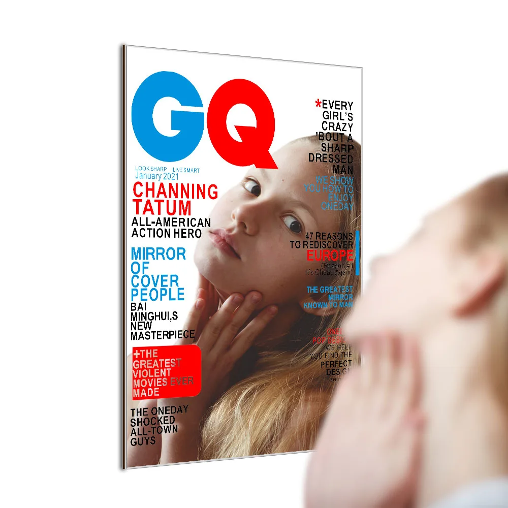 Современный Прямоугольник GQ Обложка для журналов настенные Декорации стен и