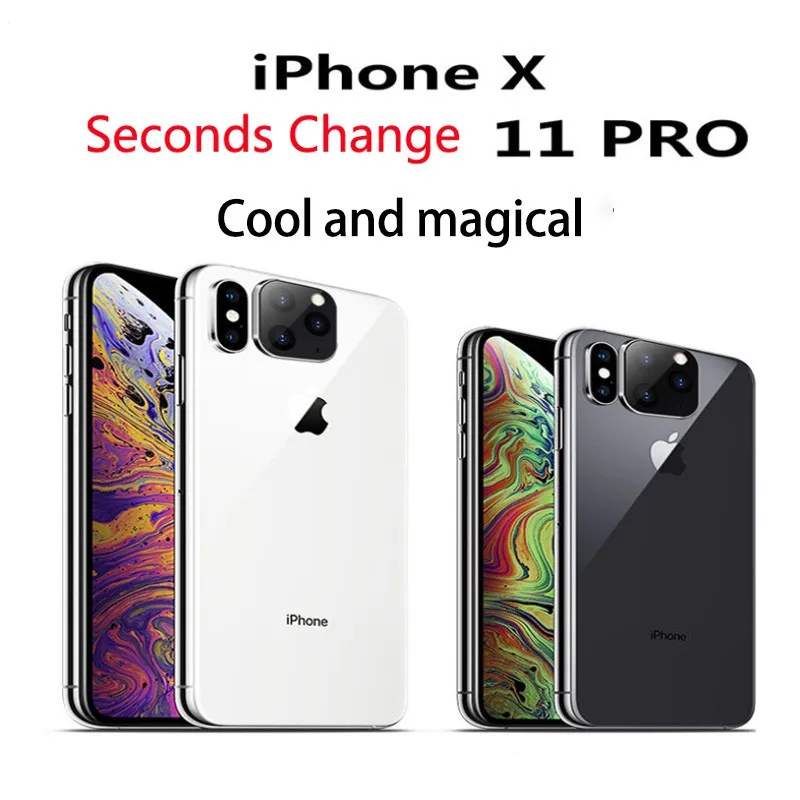 Защита экрана для объектива IPhone XS Max XR X Второе изменение 11 Pro камера поддельный
