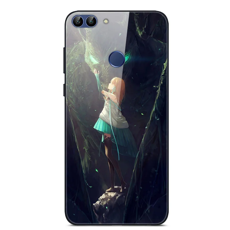 59 Для huawei P Smart Enjoy 7S чехол из закаленного стекла с изображением планеты космос, стеклянный чехол-накладка для huawei P Smart Coque Shell PSmart - Цвет: 59