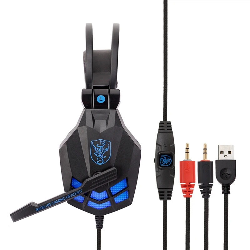 SY850 мульти Функция гарнитура офисные стерео игровые Интернет кафе 110DB 3 5 мм 2 1 м 40