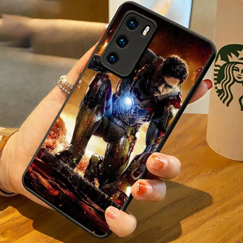 

Superhero Iron Cover Man Phone Cases For Huawei P20 30 40 Pro Mate 20 30 40 Pro Honor 10 V9 10