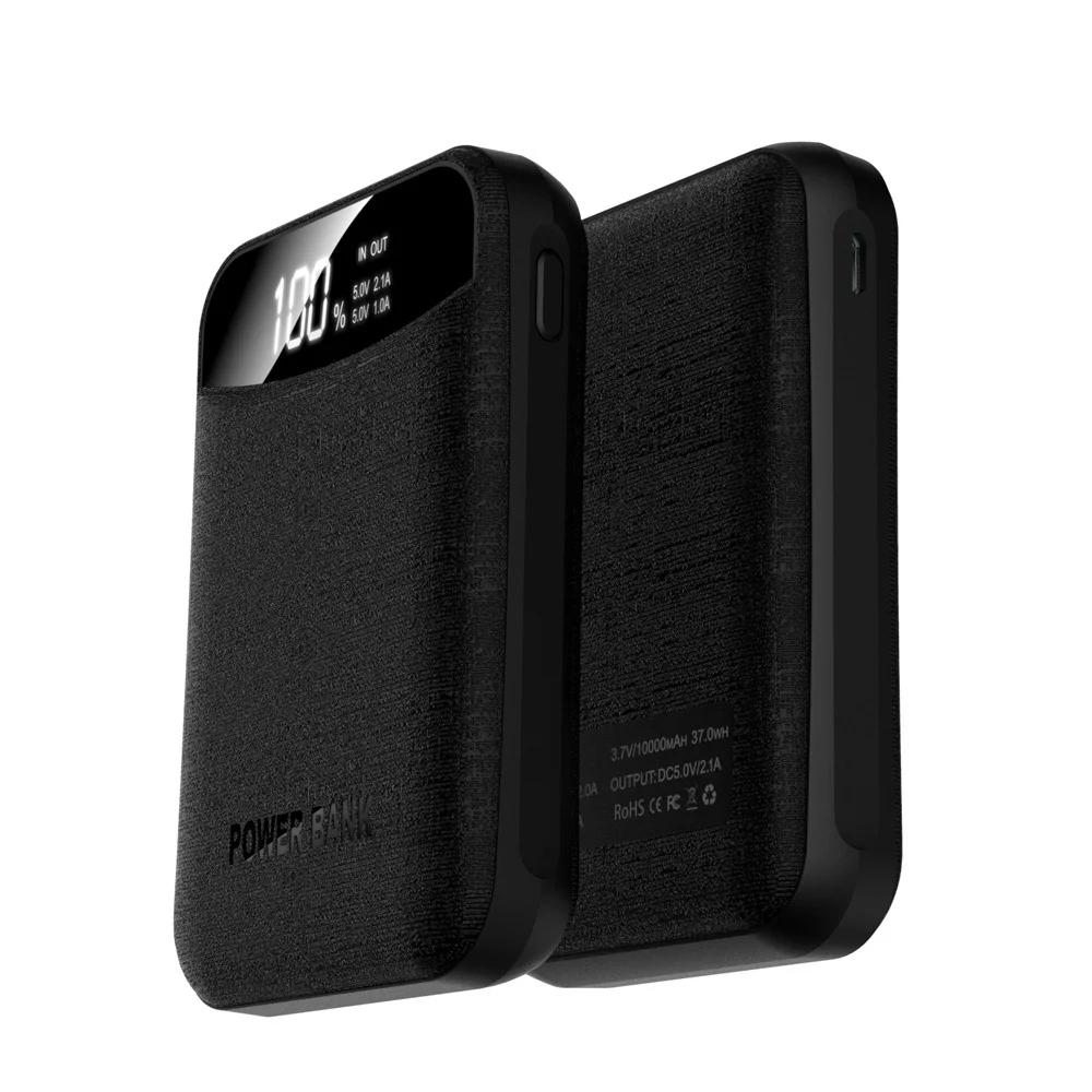 KISSCASE, универсальный внешний аккумулятор, зарядное устройство, два порта usb, 10000 мА/ч, для iPhone 11 Pro Max, XR X, внешний аккумулятор, внешний аккумулятор