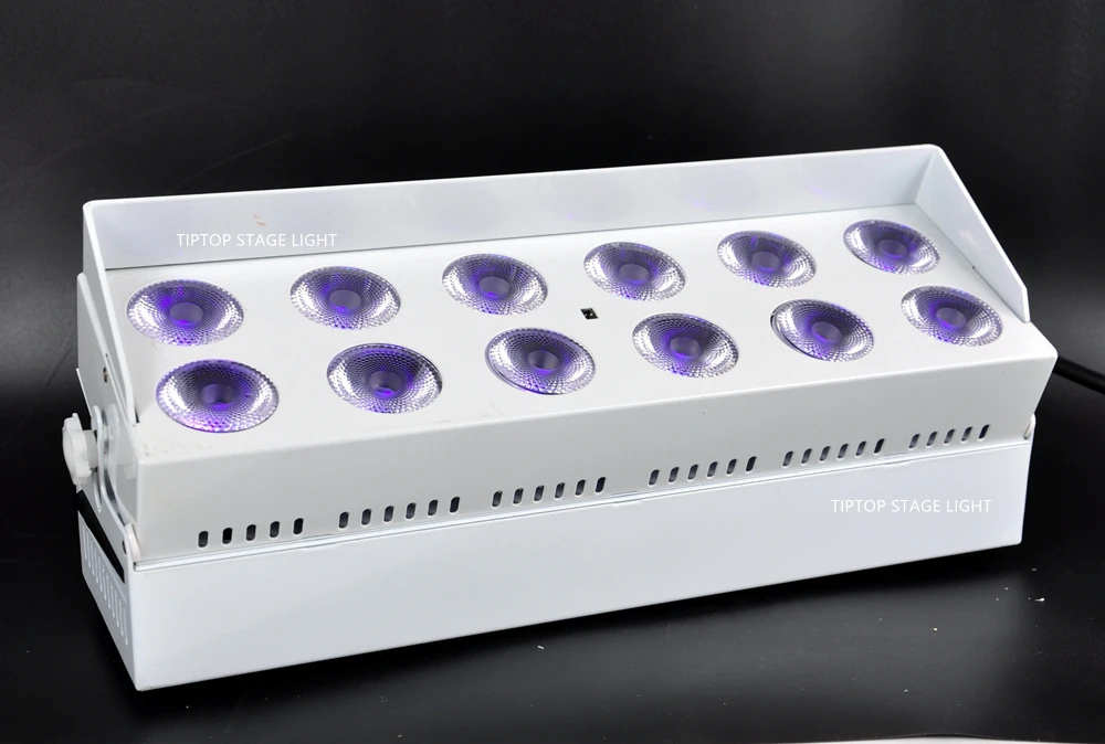 Tiptop сценический прожектор TP-G3037-6IN1 12x18 Вт Tyanshine RGBWA UV 6 цветов DMX батарея беспроводной светодиод настенная шайба Свет белый/черный