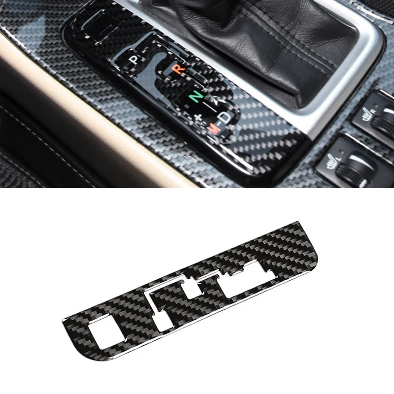 

For Toyota Highlander 2015 2016 2017 2018 Carbon Fiber Center Control Gear Shift Panel Side Button Frame Cover Protective Trim