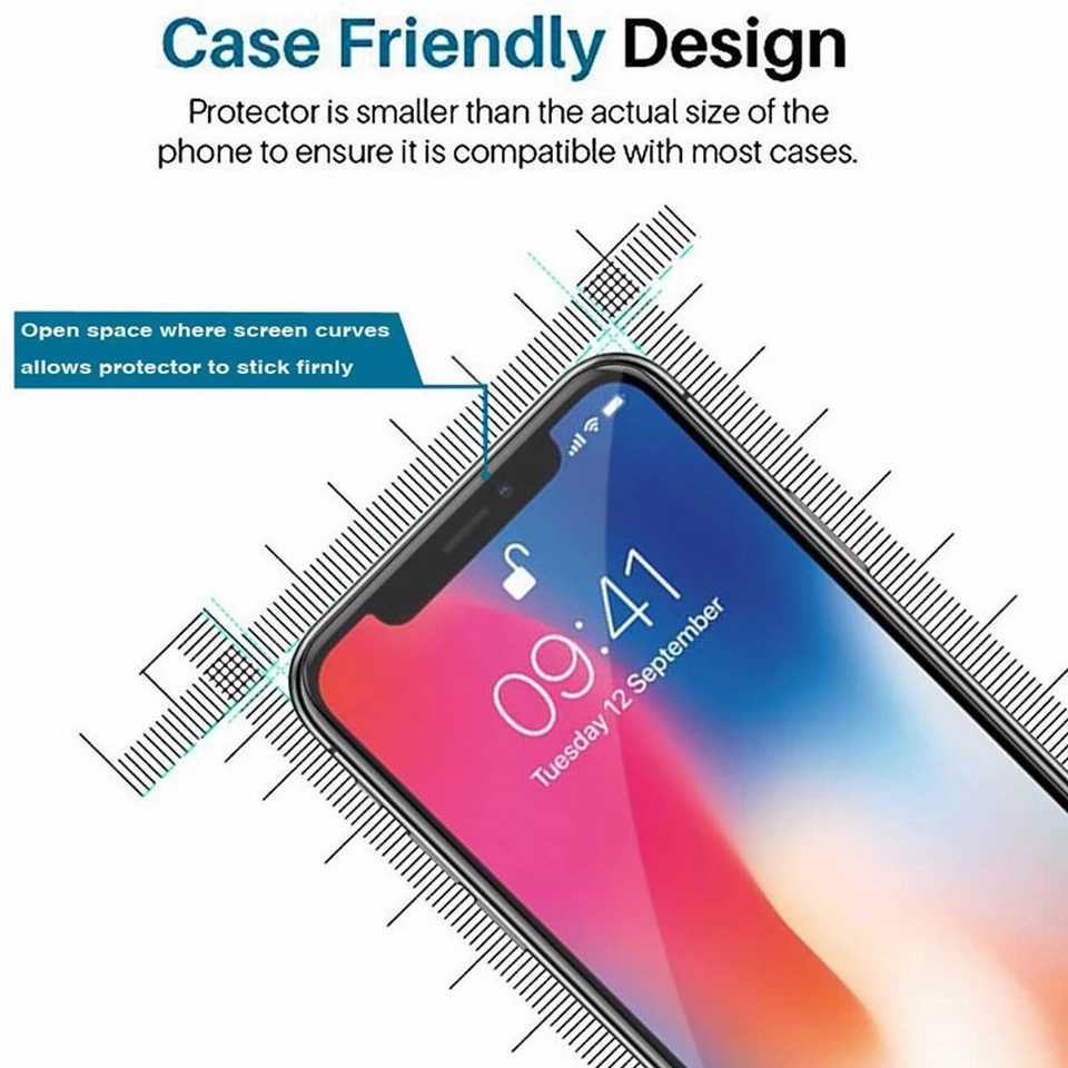 3 шт 0,26 мм закаленное стекло для iPhone 11 Pro X XR 8 7 6 6s стекло протектор экрана для iPhone 11 7 8 Plus XS Max защитное стекло