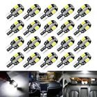 20 шт. W5W T10 светодиодный светильник Canbus 5730 8SMD 12В 6000 К 194 168 светодиодный купольный светильник для салона автомобиля автоматическая сигнальная лампа