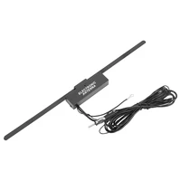 uxcell universal car radio hidden amplifier antenna signal car truck motorcycle electronic radio stereo fm am antenna aerial
