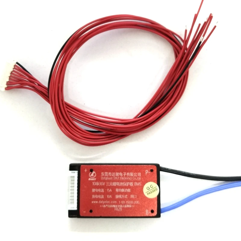 Литий-ионный аккумулятор Батарея 18650 BMS 10S 15A 25A с балансом для е-байка 36В