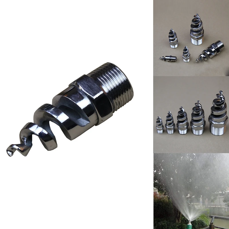 

Hot XD-Male Spiral Cone Dust Remove Sprayer for Gas Cooling, Washing,3Pcs