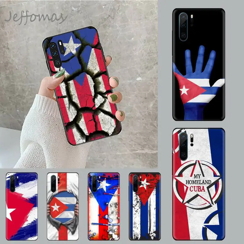 

Cuba flag Phone Cases For Huawei honor Mate P 9 10 20 30 40 Pro 10i 7 8 a x Lite nova 5t