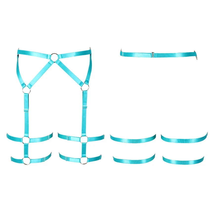 Punk Harness Garter Belt Gothic Elastic Bondage Suspenders Womans Sexy Lingerie Stocking BDSM Thigh Body Jewelry | Женская одежда