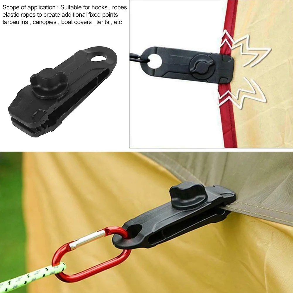 10 шт./упак. Пластик зажимы для палатки брезент открытый навес кемпинга комплект