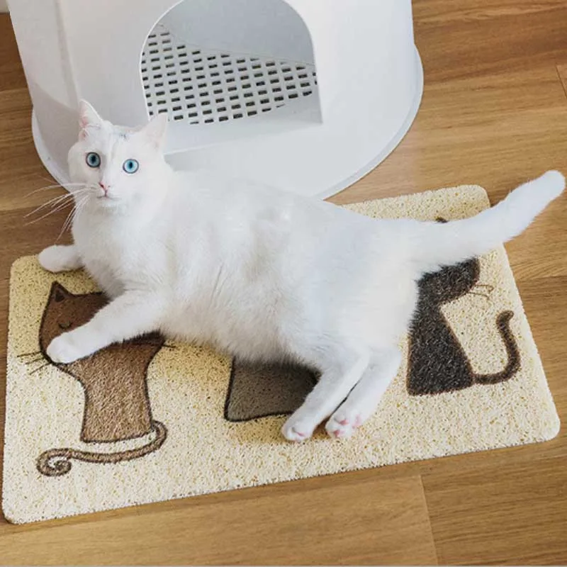 Коврик для кошачьего туалета коврик сбора наполнителя от домашнего животного