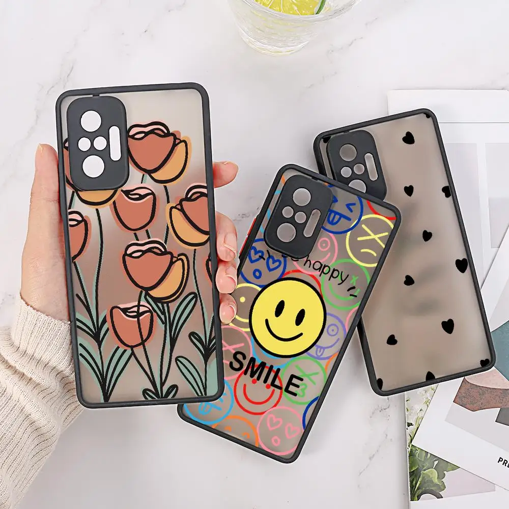 

For Xiaomi Redmi Note 10 Pro Case Redmi Note 11 9 Pro 8 7 Bumper Cover Poco X3 Pro M4 Pro M3 F3 Redmi 10 9 8 Clear Hard Fundas
