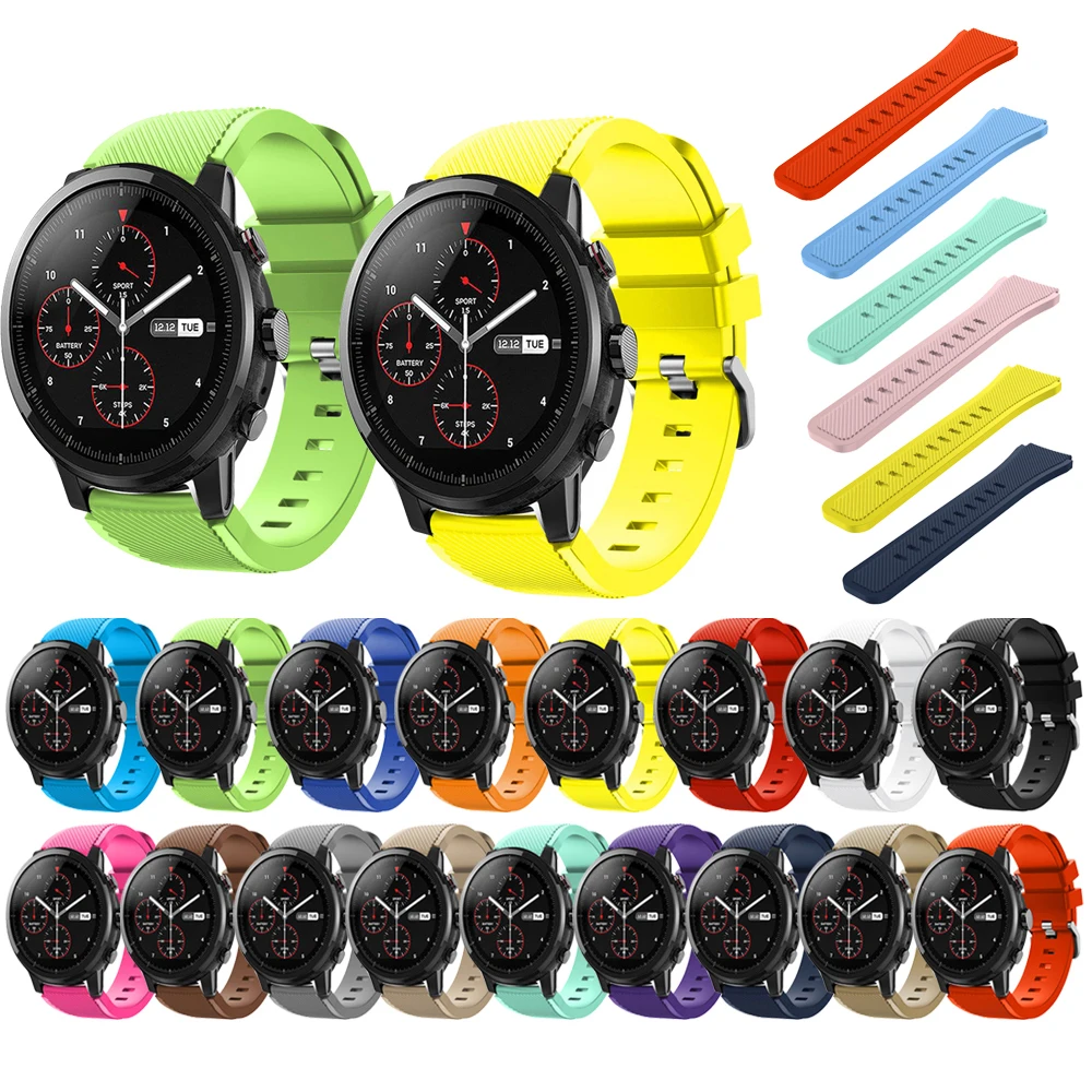 Для Amazfit Stratos 2 2s смарт часы ремешок силиконовые браслеты браслет ремень для xiaomi