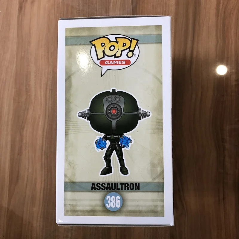 Эксклюзивный светится в темноте Funko pop Fallout-Assaultron Виниловая фигурка Коллекционная модель игрушки с оригинальной коробкой