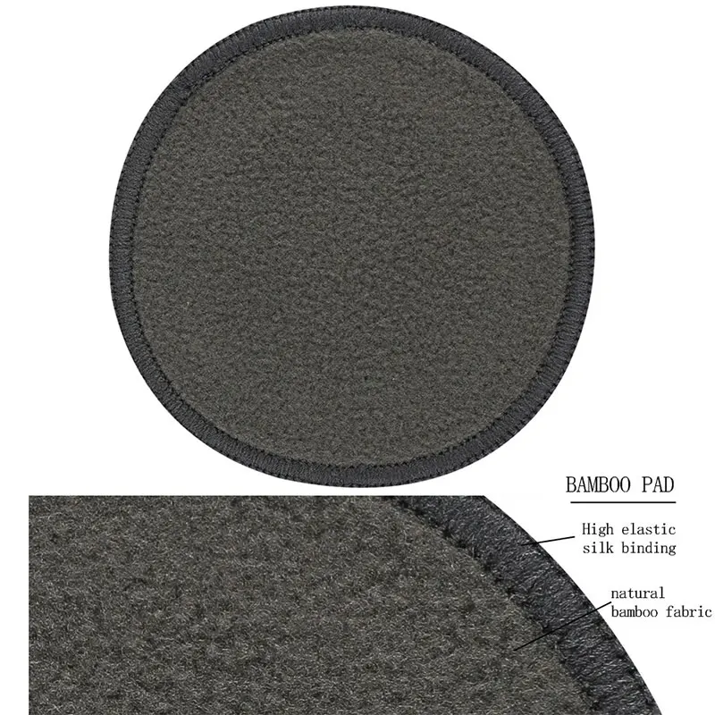 Многоразовые прокладки для снятия макияжа с мешком хранения хлопковые Круглые