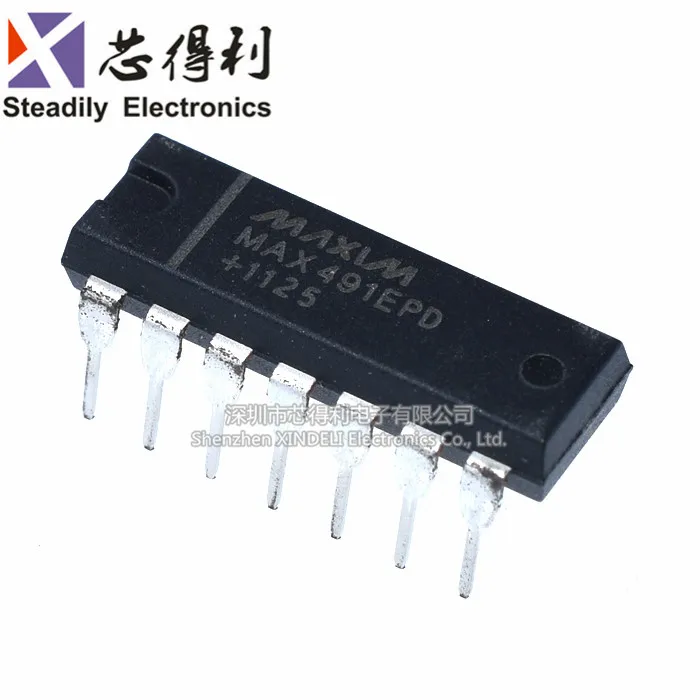 10pcs/lot New Max491 Max491cpd Max491epd DIP Package Transceiver IC | Электронные компоненты и принадлежности