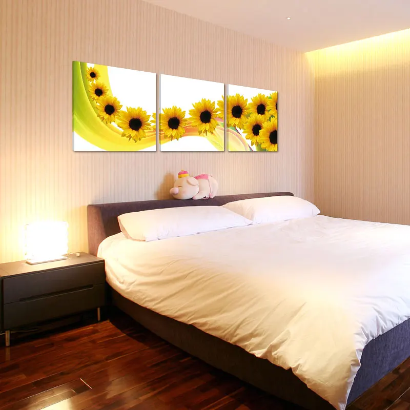 Подсолнечника Классический Современный Наклейки на стены бесплатная доставка