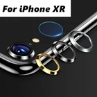 Защитное кольцо для объектива IPhone XR, защитная крышка из алюминиевого сплава, металлическое кольцо для камеры, аксессуары для мобильного телефона