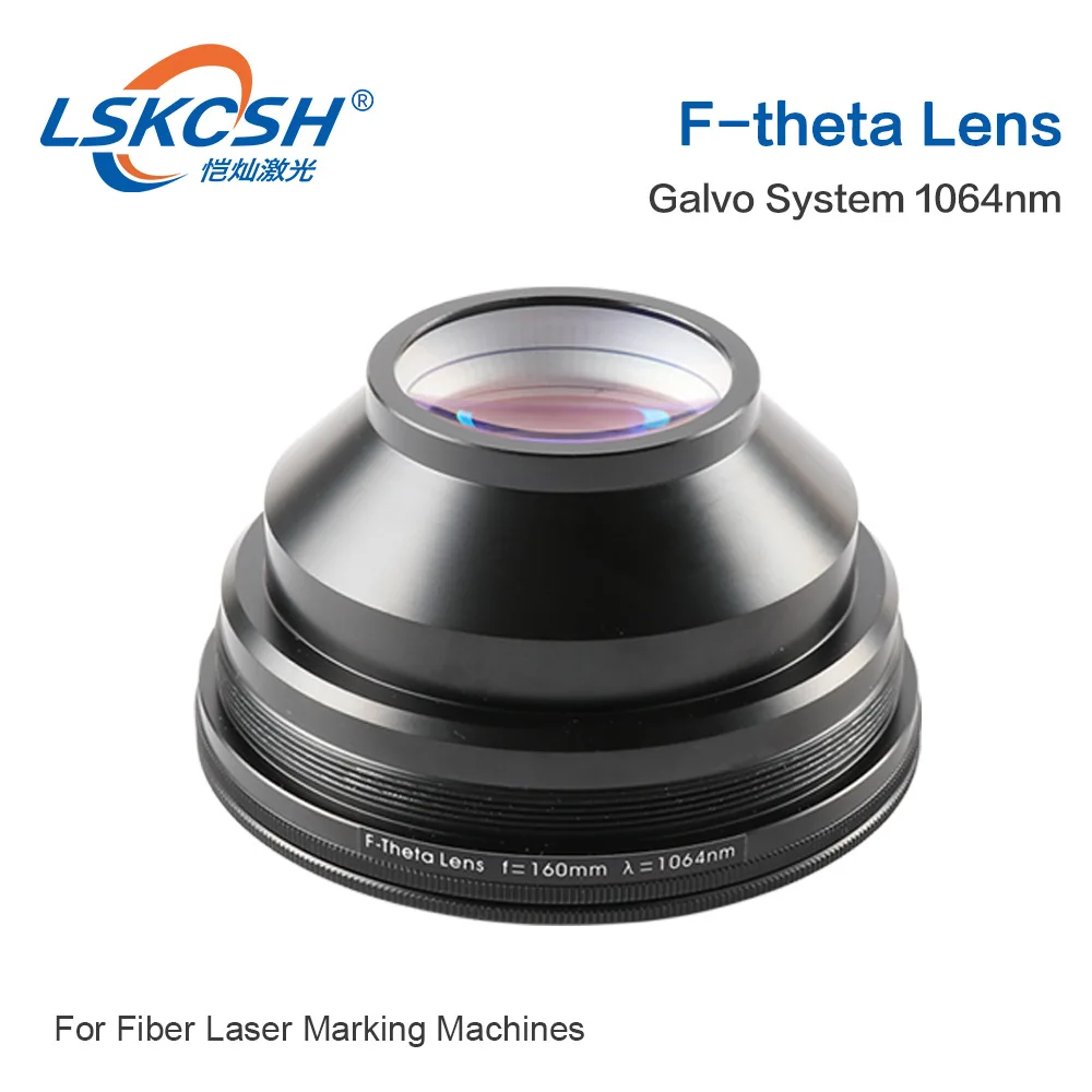 LSKCSH F-theta сканирующая линза полевой объектив 1064nm 50x50-300x300 F63-420mm для 1064nm YAG волоконно-оптическая лазерная маркировочная машина запчасти