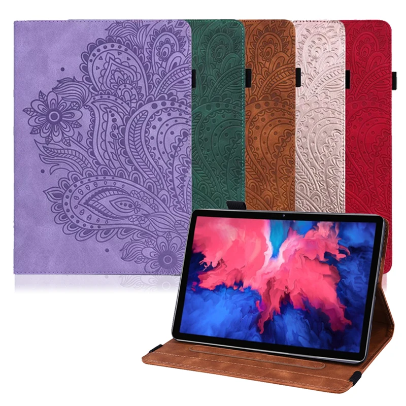 

Funda for Huawei MediaPad T5 10 Cover Stand Embossed Classic Flower Case for Huawei MediaPad T5 10.1 AGS2-W09/L09/L03/W19 Tablet