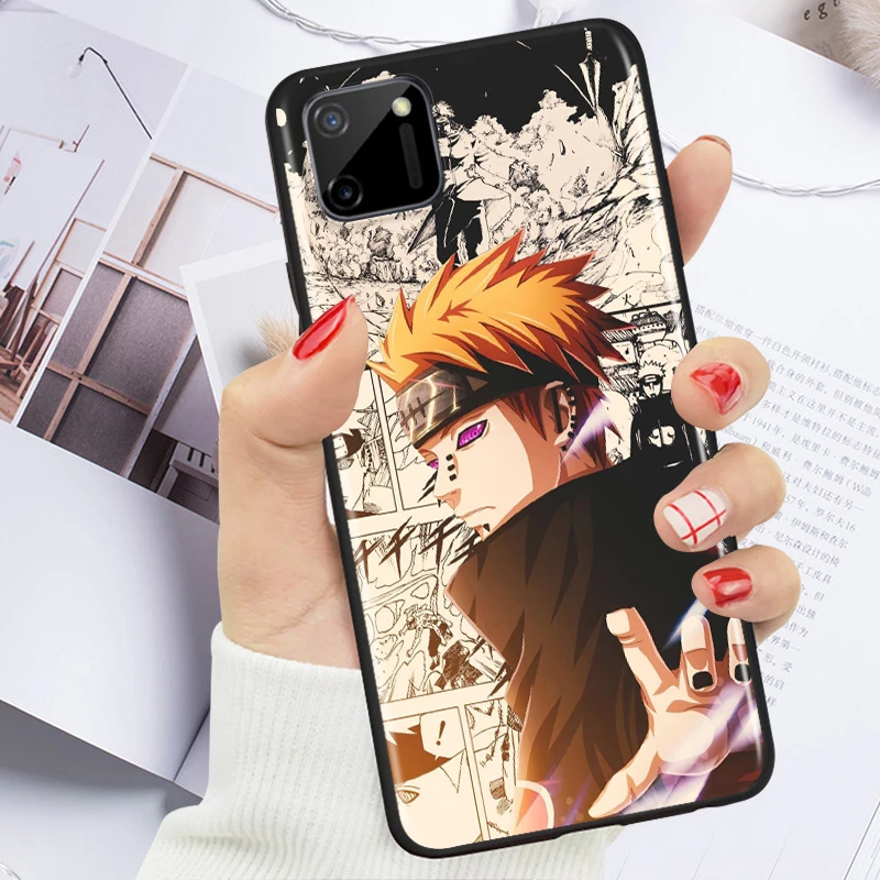 

Cartoon Manga Japanese Shockproof Cover for OPPO Realme7 7i 6 5 3 2 Pro C1 C2 Black Phone Case Shell Soft Fundas Coque Capa