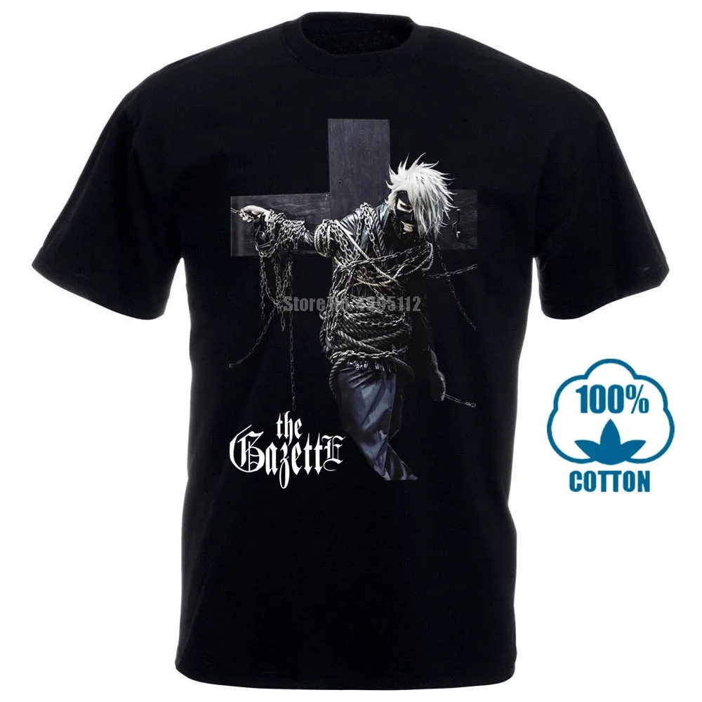 Новая газета Dogma японская металлическая рок-группа Мужская черная футболка