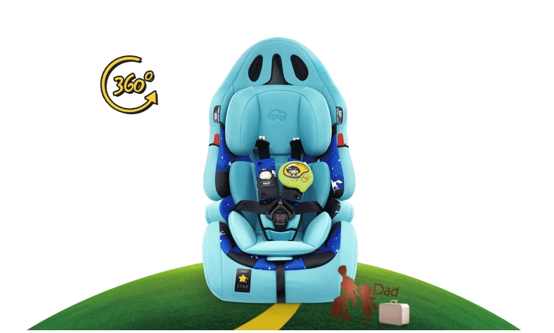 

0966 Wholesale Child Safety Seat Customize The Car Seat for 9 Months -12 Years Old Baby Safety Seat Infant Car Seat