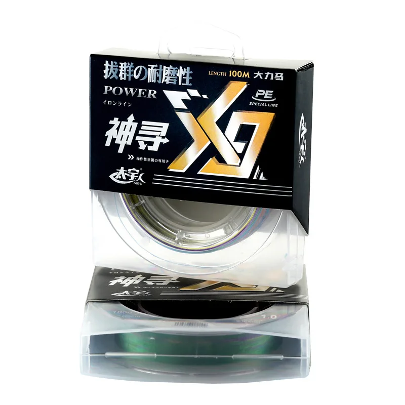 Супер сильная PE рыболовная Леска леска 100 м 9-Плетеный основной палантин линия