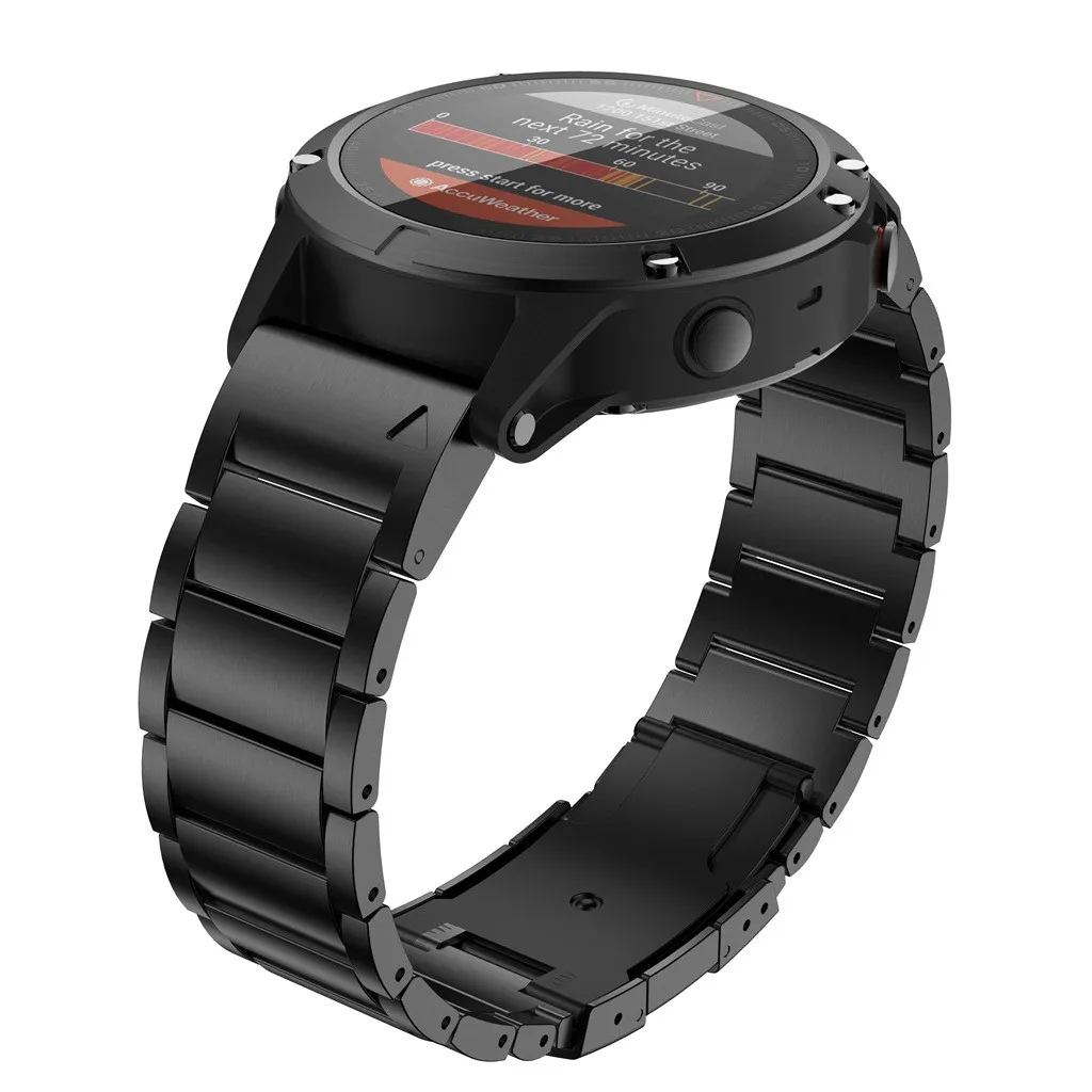 Для Garmin Forerunner 935 945/fenix 5/5 plusTitanium сплав ремешок для часов Браслет замена Смарт-часы аксессуары#101
