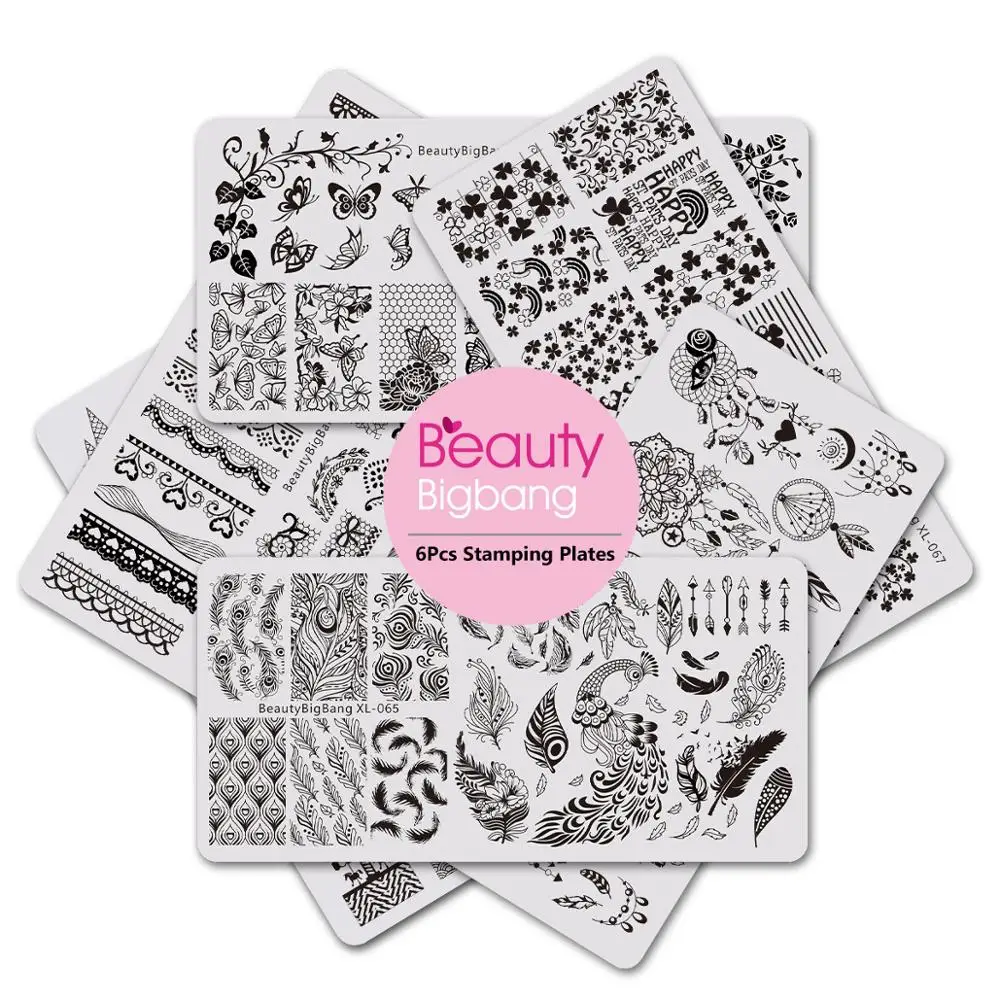 1 шт. пластины для стемпинга ногтей из нержавеющей стали | Красота и здоровье