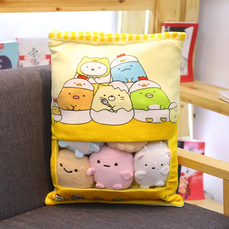 8 шт./пакет Sumikko Gurashi плюшевая игрушка San-X Аниме Тоторо клубника мой герой Академия