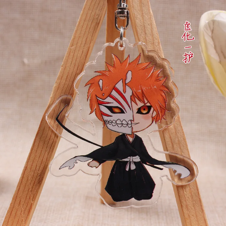 COSANER отбеливатель модные аниме акриловые брелки для ключей искусственный брелок