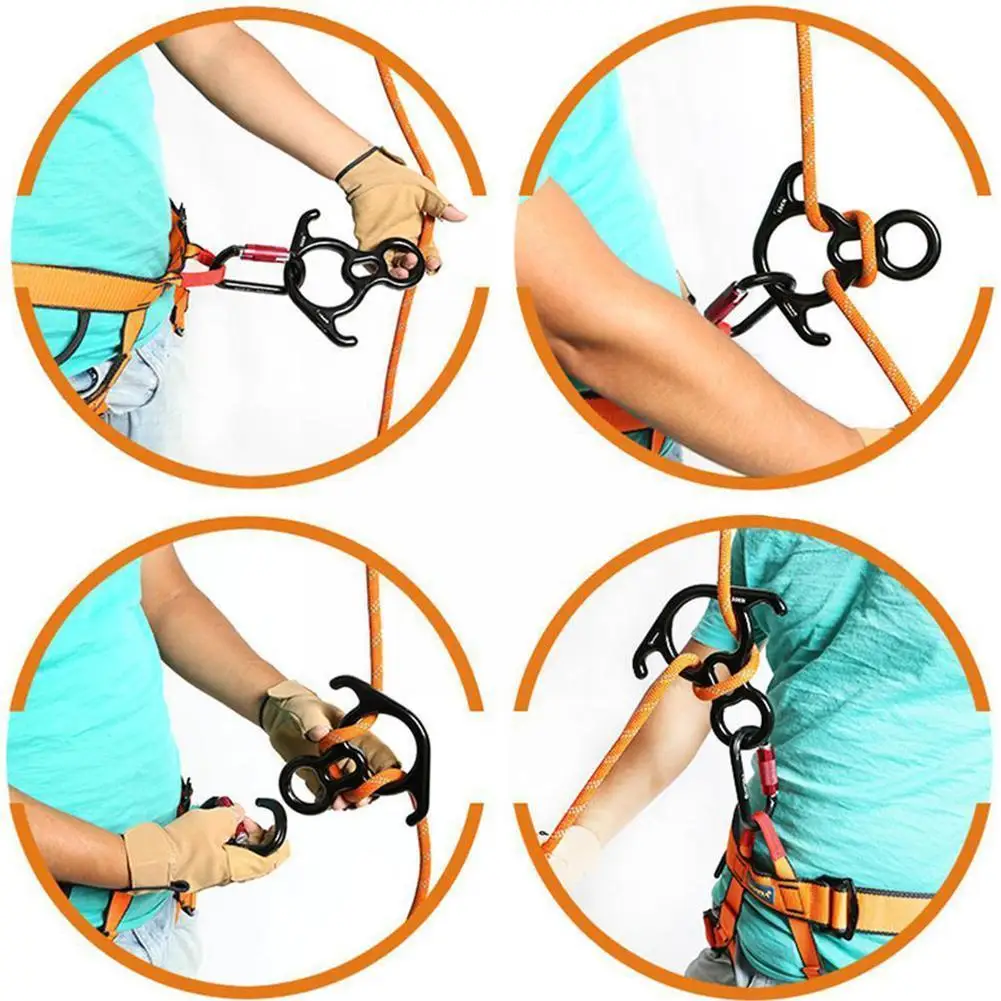 Портативный редуктор скорости наружное алюминиевое магниевое кольцо альпинизм