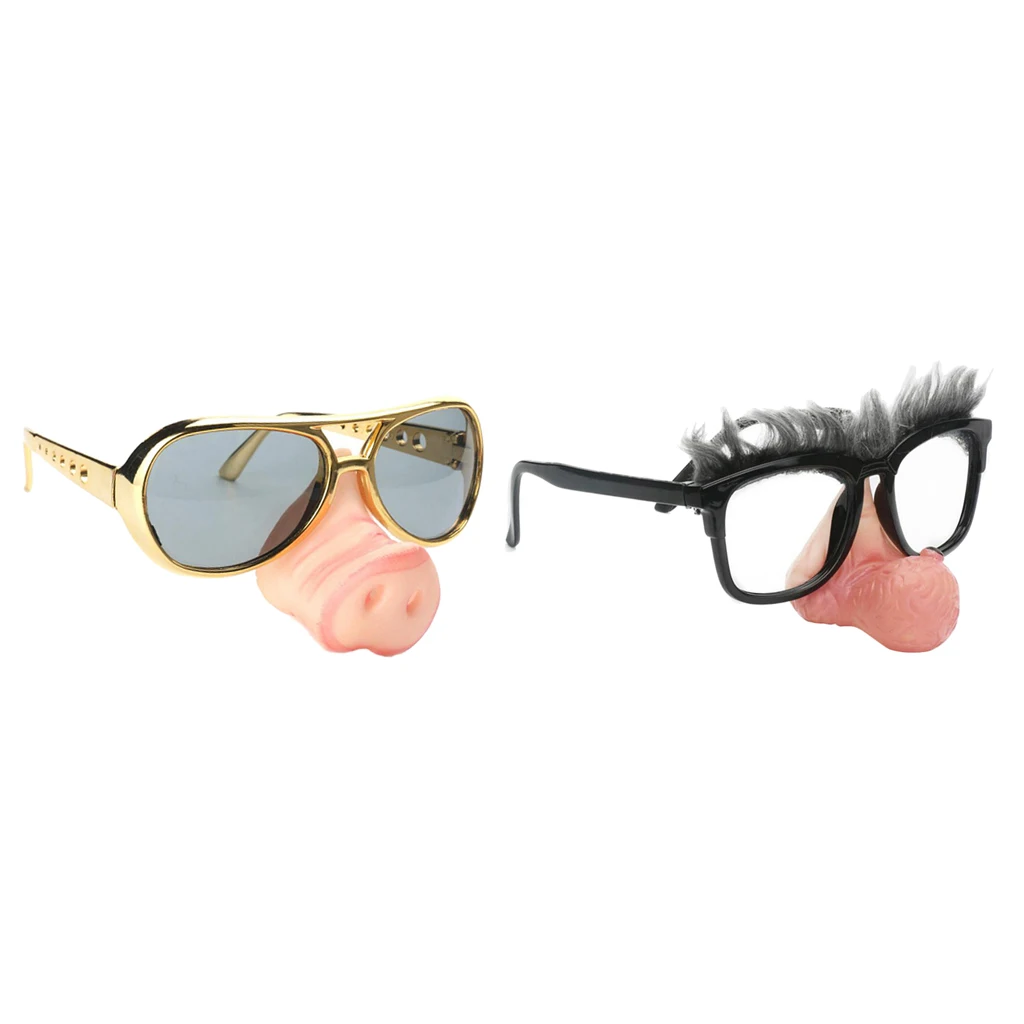 Комплект из 2 предметов забавные серые солнцезащитные очки для бровей с большим