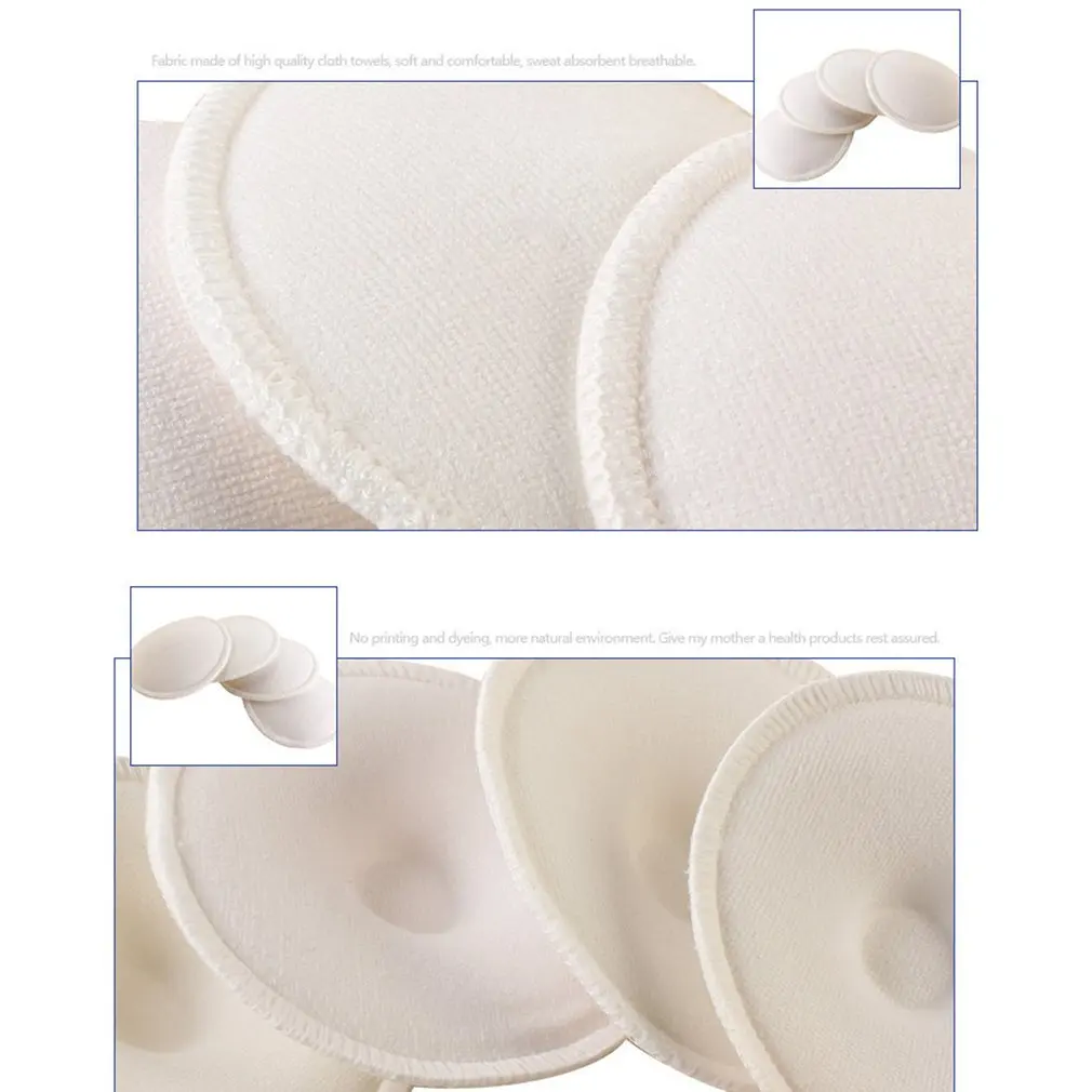 

Washable And Thick Three-dimensional Cotton Anti-overflow Nursing Bra Breast Pad Double Lock Water Bra