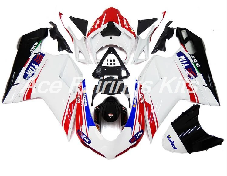 

New ABS Injection Bodywork Full Fairings kits Fit For Ducati 1098 848 1198 2007 2008 2009 2010 2011 2012 red blue white cool