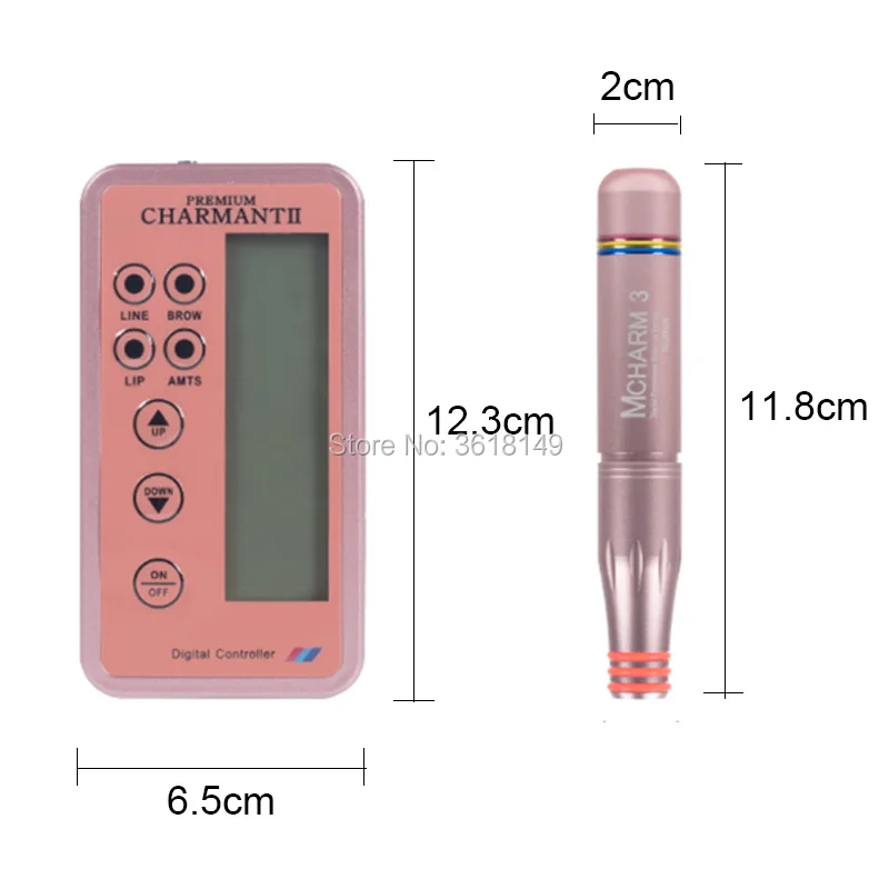 Charmant Prince Tattoo Machine kits Rotary Intelligente Digital Permanent Makeup Pen for Eyebrow Lips Rotary Swiss Motor Maquina