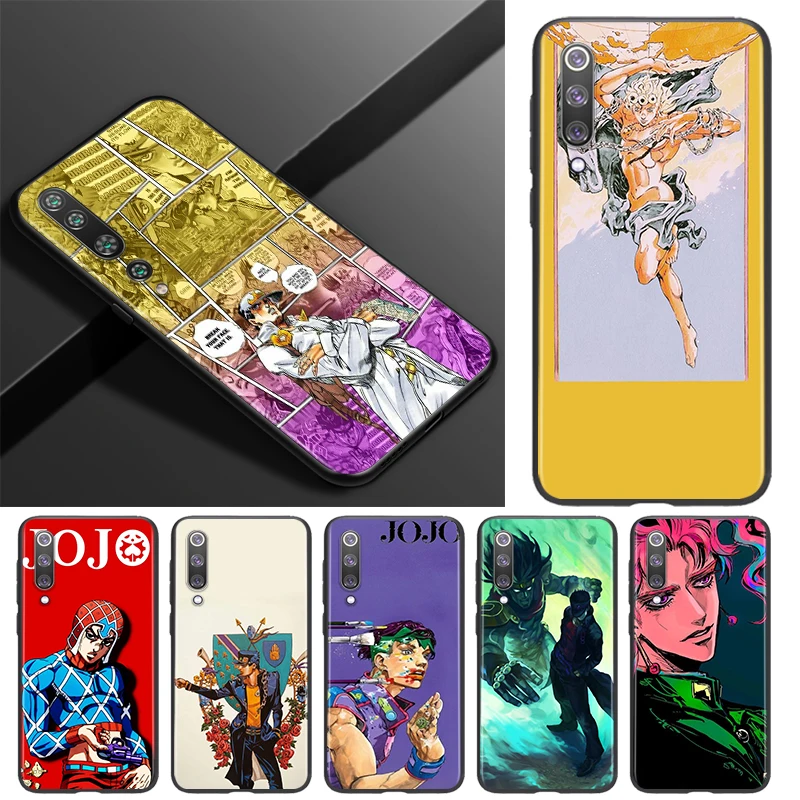 

Silicone Cover JoJo Bizarre Adventure For Xiaomi Mi 11 10T 10 9T 9 8 Note 10 Lite Pro Ultra 5G Black Soft Phone Case