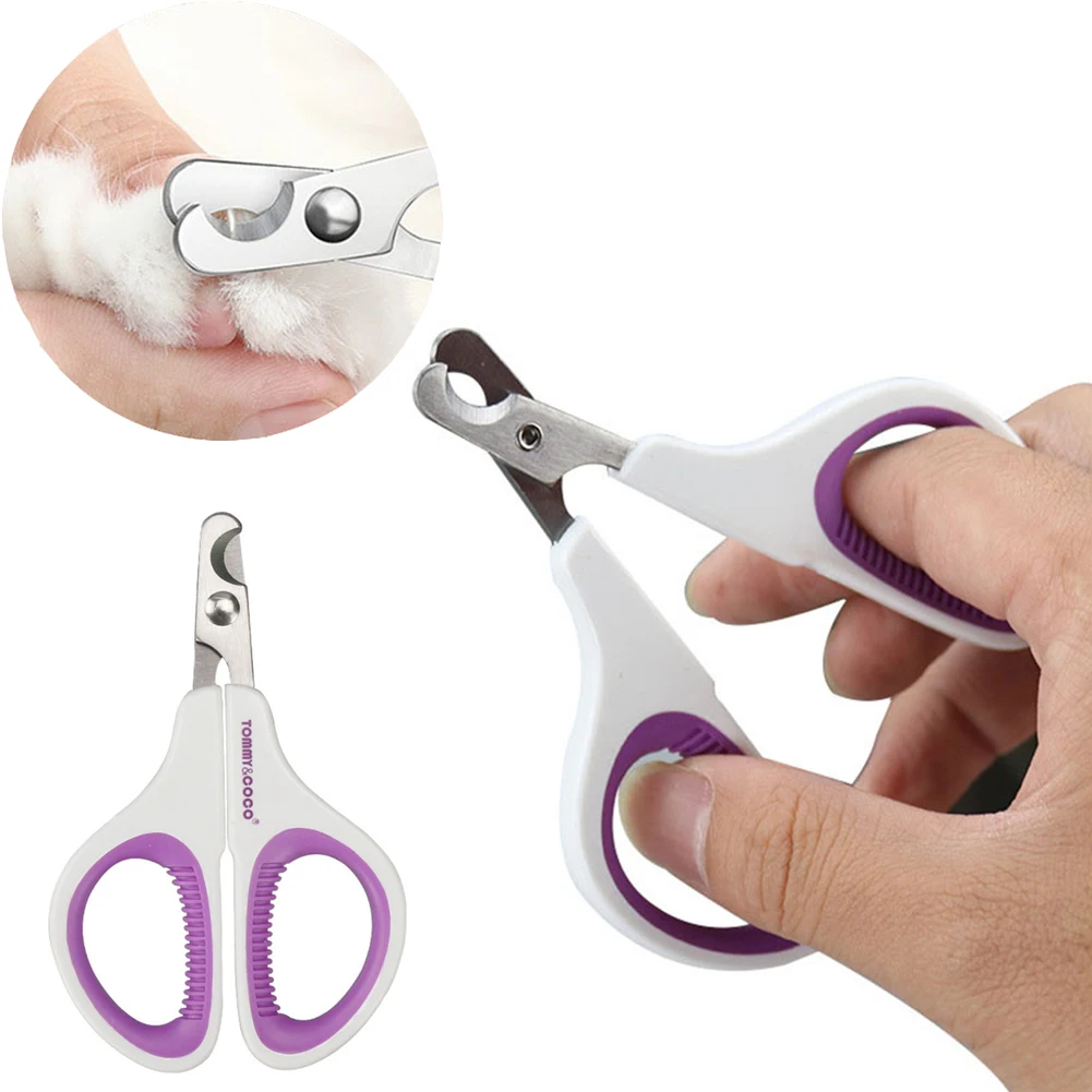 

Stainless Steel Pet Nail Clipper Dog Cat Toe Trimmer Clippers Puppy Kitten Claw Grooming Scissors Professional Pets Nail Cutter