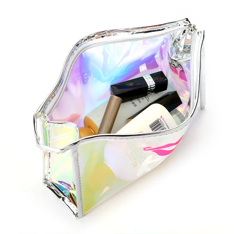 Модная косметичка женская цветная сумка для лазерного макияжа крутой
