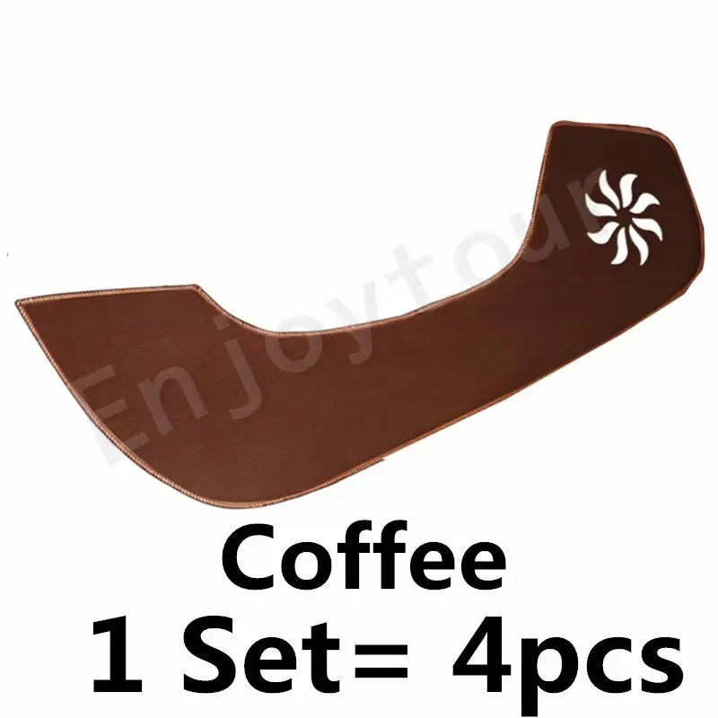 

4pcs Leather Car-Styling Anti Kick Pad Anti-dity Door Mat Accessories For Nissan Terra 2018 2019 2020