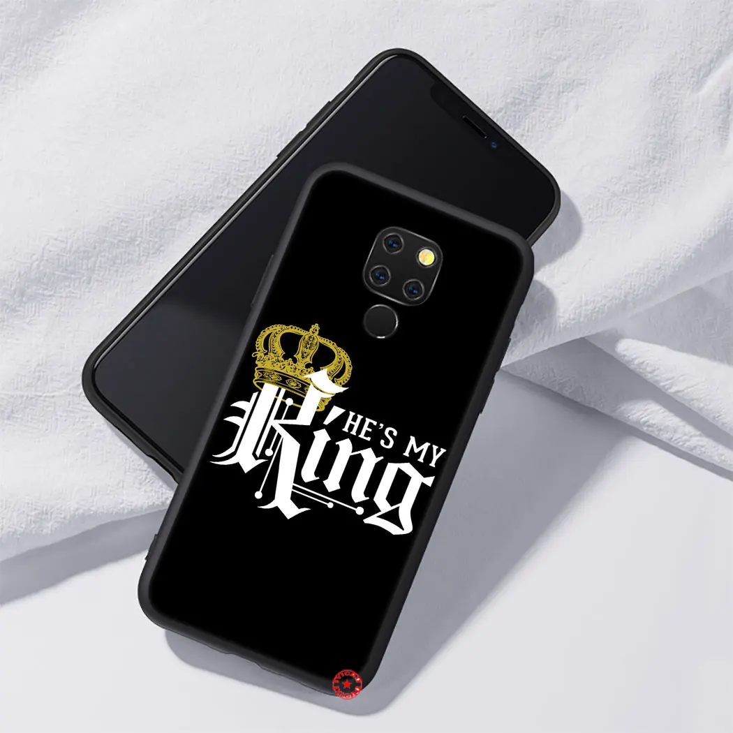 Y36 King Queen роскошный мягкий силиконовый чехол для телефона Huawei Mate 30 20 10 Lite Pro P10 Nova 2 2i