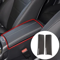 car interior armrest box trim for mercedes benz a b class gla glb glc abs stowing tidying armrest box protective stickers cover
