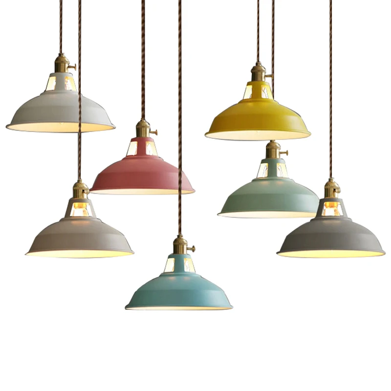 Подвесные светильники винтажный промышленный Лофт светодиодный светильник или