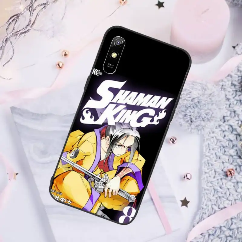 

Anime Shaman King Bling Phone Case For Xiaomi Redmi note 7 8 9 pro 8T 9A 9S Mi Note 10 Lite pro